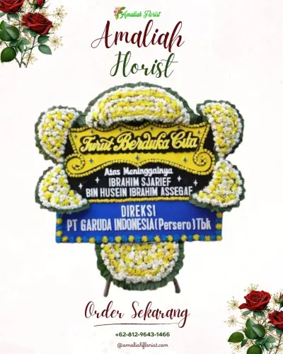 Papan Bunga Duka di Cibatutiga