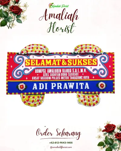 Karangan Bunga Ucapan Selamat di Cibatutiga