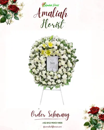 Krans Bunga Duka Cita di Cibatutiga
